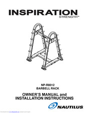 Nautilus INSPIRATION STRENGTH NP-R8012 Owner's Manual And Installation Instructions