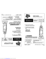 Dirt Devil M086035 Owner's Manual