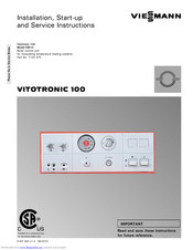 Viessmann KW10 Installation, Start-Up And Service Instructions Manual