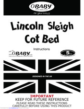 lincoln sleigh cot bed