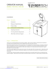Sybertech W20.180.2 Operator's Manual
