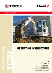 Terex tc37 Operating Instructions Manual