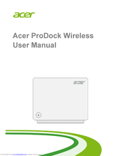 Acer ProDock User Manual