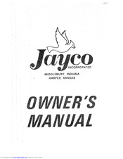 Jayco jayfinch Owner's Manual