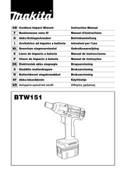 Makita BTW151 Instruction Manual