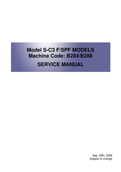 Ricoh S-C3 F Service Manual