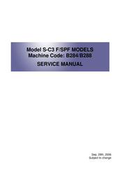 Ricoh S-C3 SPF Service Manual