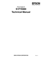 Epson S1F76980 Technical Manual