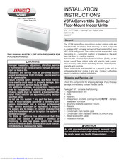 Lennox VCFA036S4 Installation Instructions Manual