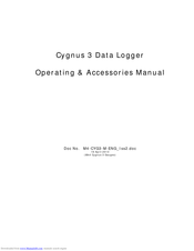 Cygnus 3 Operating Manual