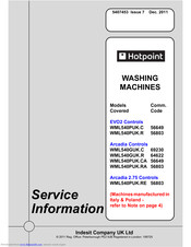 Hotpoint WML540PUK.CA Service Information