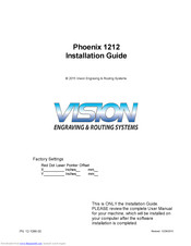 Vision Phoenix 1212 Installation Manual
