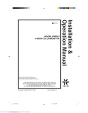 Vicon VM6093 Installation & Operation Manual