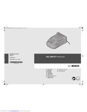 Bosch GAL 1860 CV Professional Original Instructions Manual