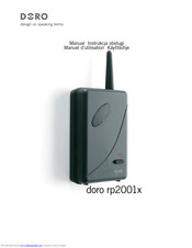 Doro rp2001x User Manual