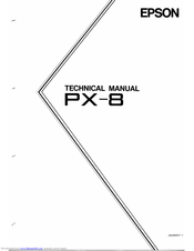Epson PX-8 Technical Manual