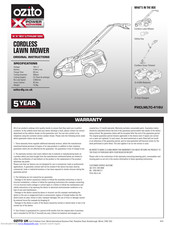 Ozito PXCLMLTC-418U Original Instructions Manual