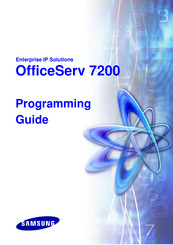 Samsung OfficeServ 7200 Programming Manual