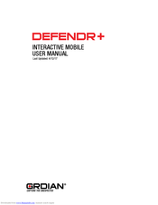 GRDIAN DEFENDR+ User Manual