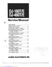 Alinco DJ-160T Service Manual