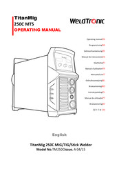 WeldTronic TM250C Operating Manual