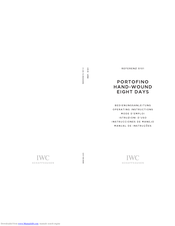iwc IW5101 Operating Instructions Manual