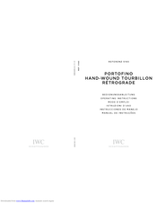 iwc IW5165 Operating Instructions Manual