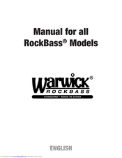 Warwick RockBass Series Manual