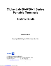 Syntech Information CipherLab 80x1 series User Manual