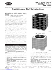 Carrier 38YCS Series Installation And Start-Up Instructions Manual