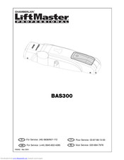 Chamberlain LiftMaster BAS300 Instructions Manual