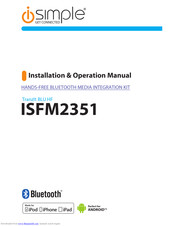 Simple ISFM2351 Installation & Operation Manual