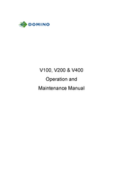 Domino V100 Operation And Maintenance Manual