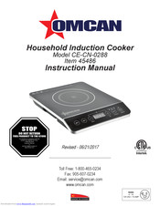 Omcan 45486 Instruction Manual