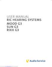 AUDIO SERVICE SUN G3 User Manual