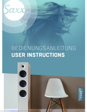 SAXX CoolSOUND CX-30 User Instructions