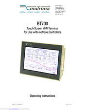 motrona BT700 Operating Instructions Manual