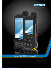 Ecom Smart-Ex 01 Safety Instructions