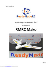 Ready Made RC RMRC Mako Assembly Instructions Manual