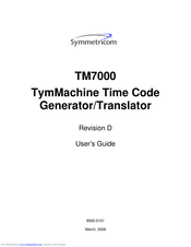 Symmetricom TM7000 User Manual