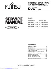 Fujitsu ARYA18LALU Service Manual