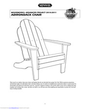 Minwax Adirondack Chair Assembly Instruction Manual