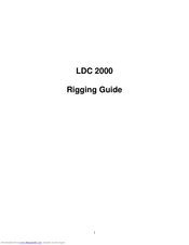 RS LDC 2000 Rigging Manual