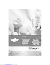 Bosch PPW 3120 Operating Instructions Manual
