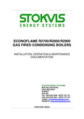 Stokvis Energy Systems ECONOFLAME R2700 Installation, Operation & Maintenance Documentation