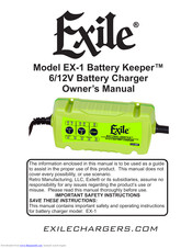 Exile EX-1 Battery Keeper Owner's Manual