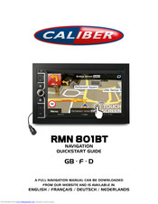 Caliber RMN 801BT Quick Start Manual