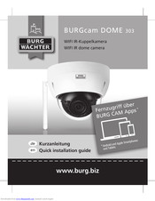 BURG WATCHER BURGcam DOME 303 Quick Installation Manual