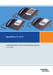 Aastra OpenPhone 75 User Manual