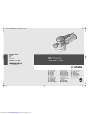 Bosch GEX 150 AVE Professional Original Instructions Manual